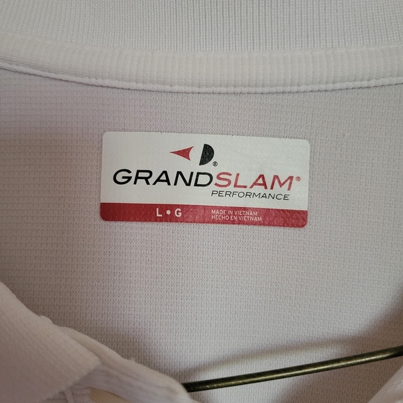 GRANDSLAM Performance Men's Polo T-Shirts, 3 Pack Grey, White, Black/Size Large - Picture 13 of 13